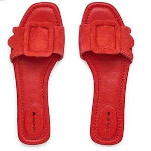 Birdies - The Kiwi Sandal - Size 9 - Tomato Suede - NWT $130